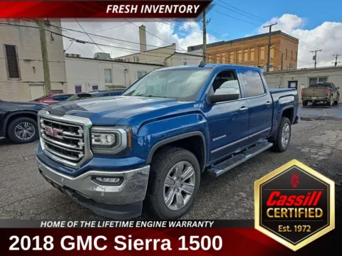Blue 2018 GMC Sierra 1500 SLT for sale in Cedar Rapids, IA