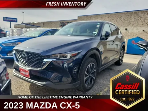 Blue 2023 Mazda CX-5 2.5 S Premium Plus Package for sale in Cedar Rapids, IA