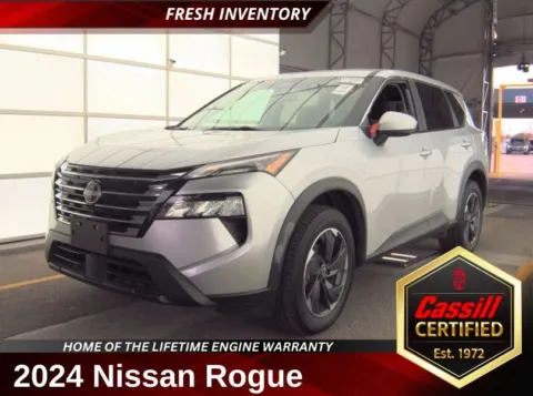 Silver 2024 Nissan Rogue SV for sale in Cedar Rapids, IA