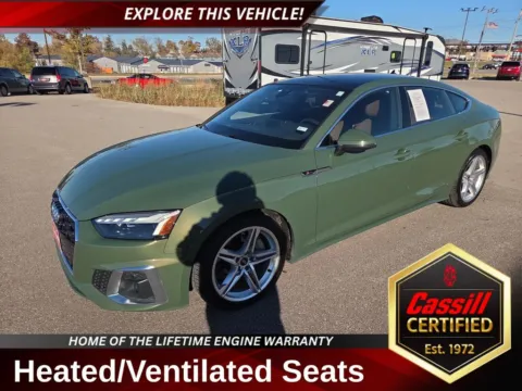 Green 2021 Audi A5 45 S line Premium Plus for sale in Cedar Rapids, IA