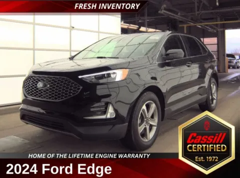 Black 2024 Ford Edge SEL for sale in Cedar Rapids, IA