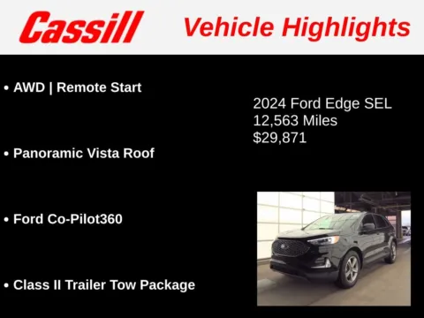 Another view of 2024 Ford Edge SEL for sale in Cedar Rapids, IA at Cassill Motors