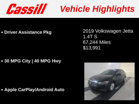 Another view of 2019 Volkswagen Jetta 1.4T S for sale in Cedar Rapids, IA at Cassill Motors