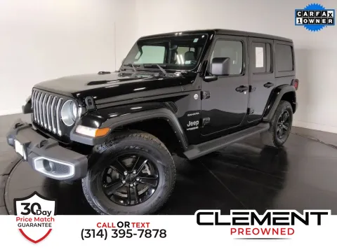 Black 2021 Jeep Wrangler Unlimited Sahara for sale in St. Charles, MO