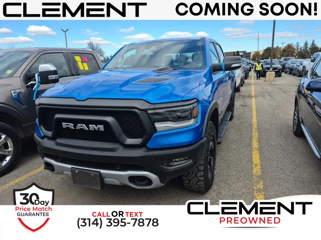 Blue 2022 Ram 1500 Rebel for sale in St. Charles, MO