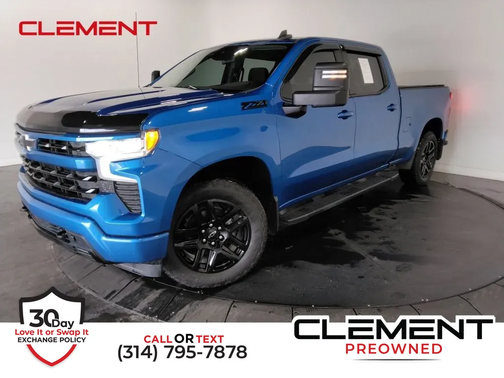 Blue 2023 Chevrolet Silverado 1500 RST for sale in St. Charles, MO
