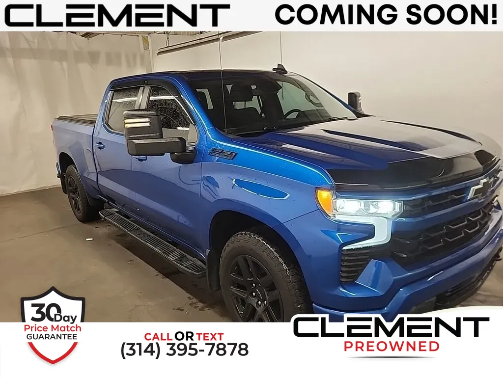 Blue 2023 Chevrolet Silverado 1500 RST for sale in St. Charles, MO