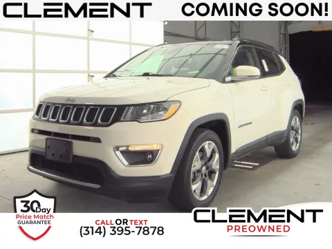 White 2020 Jeep Compass Limited for sale in St. Charles, MO