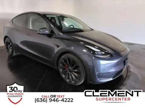 Another view of 2022 Tesla Model Y Performance for sale in St. Charles, MO at Clement Supercenter