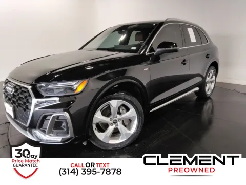 Blue 2022 Audi Q5 45 S line Premium for sale in St. Charles, MO