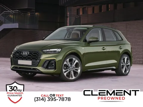 Blue 2022 Audi Q5 45 S line Premium for sale in St. Charles, MO