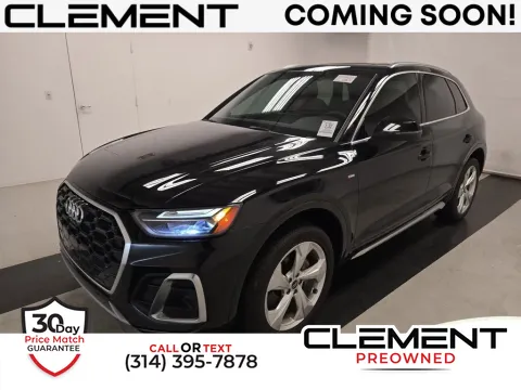 Blue 2022 Audi Q5 45 S line Premium for sale in St. Charles, MO