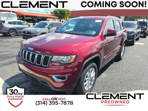 Red 2021 Jeep Grand Cherokee Laredo E for sale in St. Charles, MO
