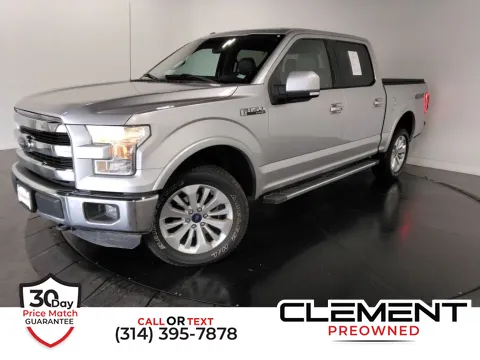 Silver 2016 Ford F-150 Lariat for sale in St. Charles, MO