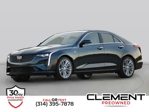 Black 2021 Cadillac CT4 for sale in St. Charles, MO