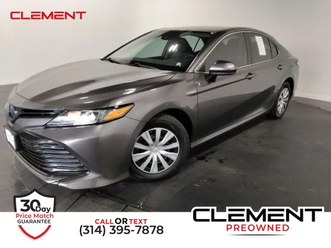 Green 2020 Toyota Camry Hybrid LE for sale in St. Charles, MO
