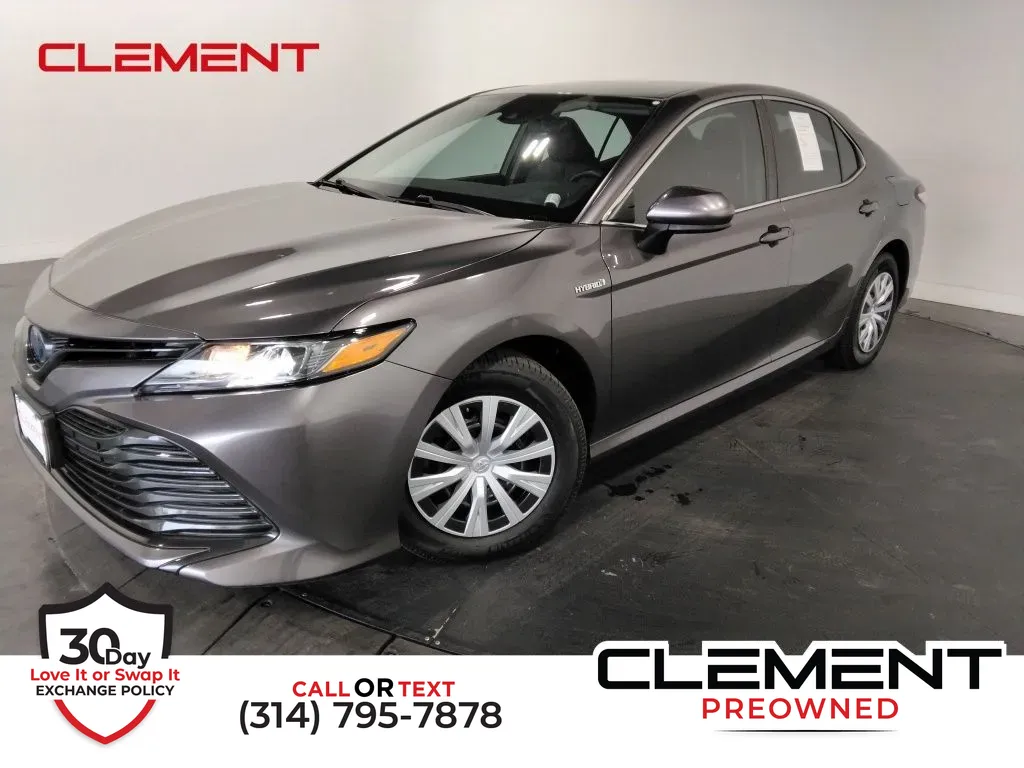 Gray 2020 Toyota Camry Hybrid LE for sale in St. Charles, MO