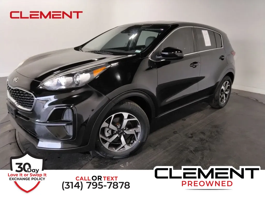 Black 2022 Kia Sportage LX for sale in St. Charles, MO