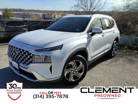 White 2022 Hyundai Santa Fe SEL for sale in St. Charles, MO