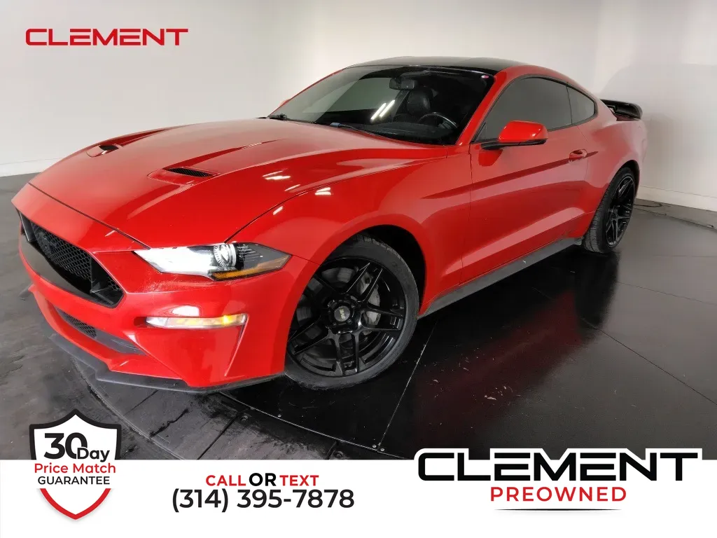 Red 2019 Ford Mustang GT Premium for sale in St. Charles, MO
