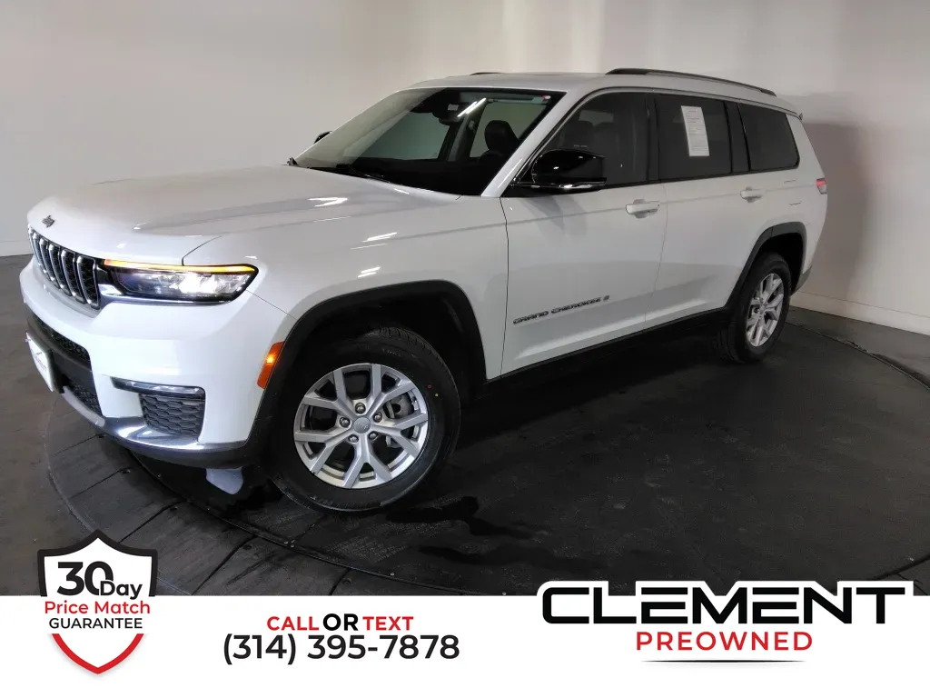 White 2021 Jeep Grand Cherokee L Limited for sale in St. Charles, MO