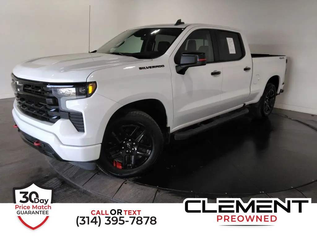 White 2023 Chevrolet Silverado 1500 RST for sale in St. Charles, MO