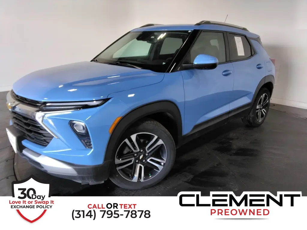 Blue 2024 Chevrolet TrailBlazer LT for sale in St. Charles, MO
