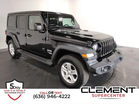 Another view of 2019 Jeep Wrangler Unlimited Sport for sale in St. Charles, MO at Clement Supercenter