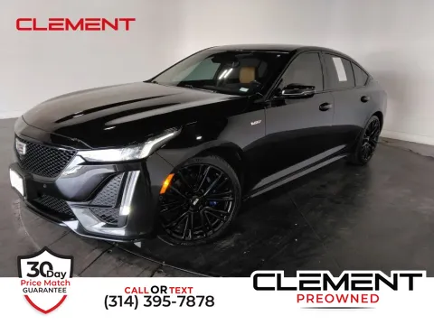 Black 2021 Cadillac CT5 V-Series for sale in St. Charles, MO