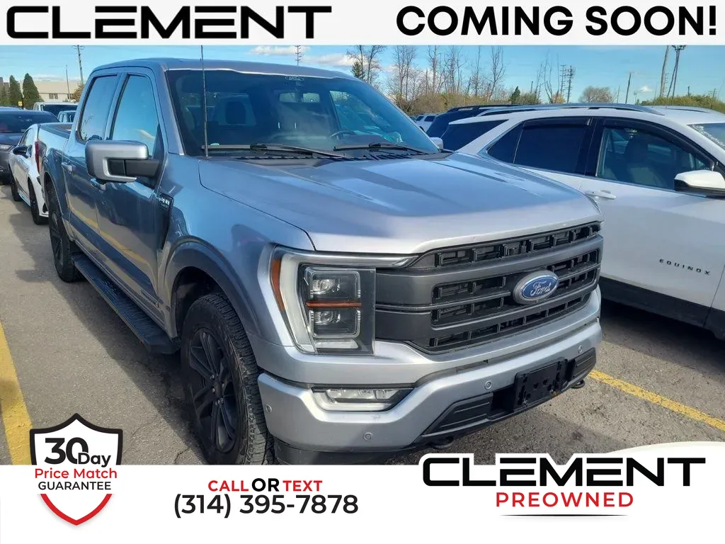Blue 2021 Ford F-150 Lariat for sale in St. Charles, MO