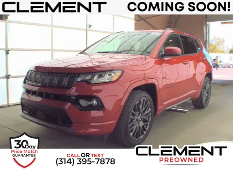 Red 2022 Jeep Compass Limited for sale in St. Charles, MO