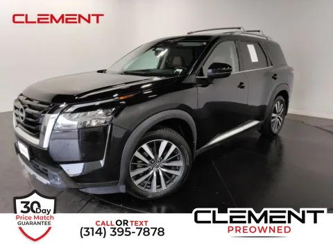 Black 2022 Nissan Pathfinder Platinum for sale in St. Charles, MO
