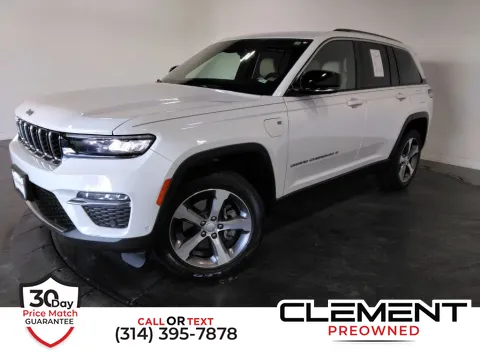 White 2023 Jeep Grand Cherokee 4xe for sale in St. Charles, MO