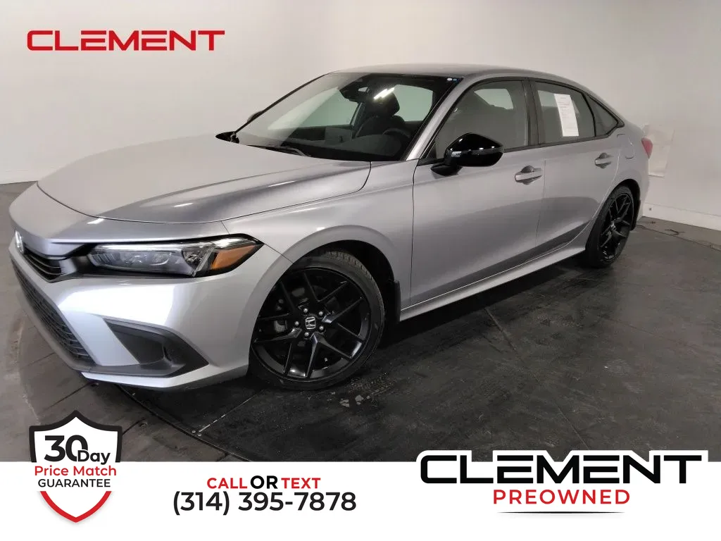 Silver 2022 Honda Civic Sport for sale in St. Charles, MO