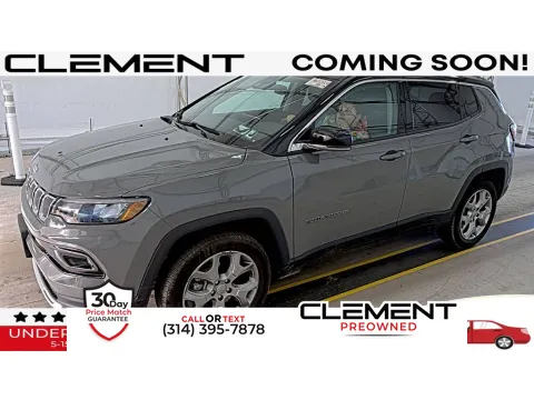 Gray 2022 Jeep Compass Limited for sale in St. Charles, MO