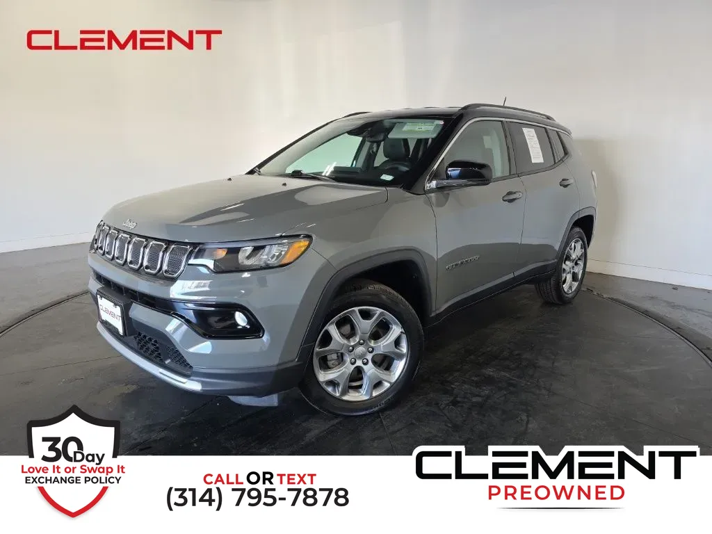 Gray 2022 Jeep Compass Limited for sale in St. Charles, MO