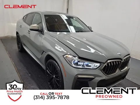 Gray 2022 BMW X6 M50i for sale in St. Charles, MO