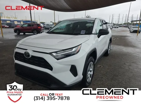 White 2023 Toyota RAV4 LE for sale in St. Charles, MO