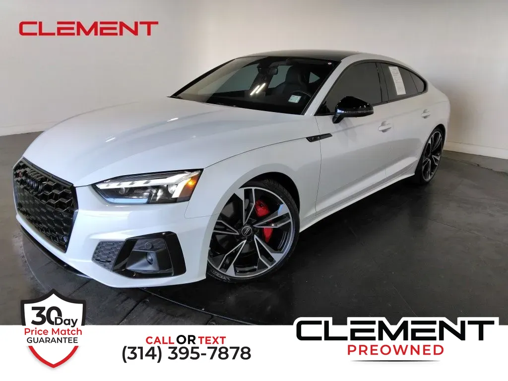 White 2023 Audi S5 Sportback Premium Plus for sale in St. Charles, MO