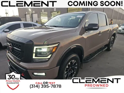 Beige 2023 Nissan Titan PRO-4X for sale in St. Charles, MO