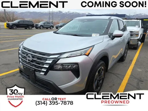 Silver 2024 Nissan Rogue SV for sale in St. Charles, MO