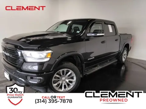 Black 2022 Ram 1500 Laramie for sale in St. Charles, MO