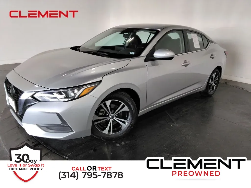 Silver 2023 Nissan Sentra SV for sale in St. Charles, MO