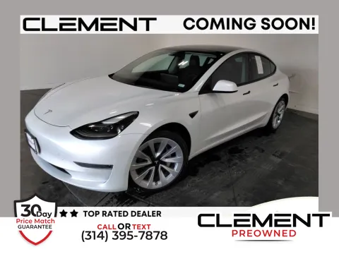 White 2021 Tesla Model 3 Standard Range Plus for sale in St. Charles, MO