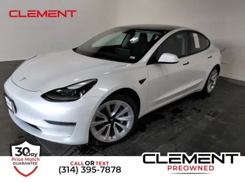 White 2021 Tesla Model 3 Standard Range Plus for sale in St. Charles, MO