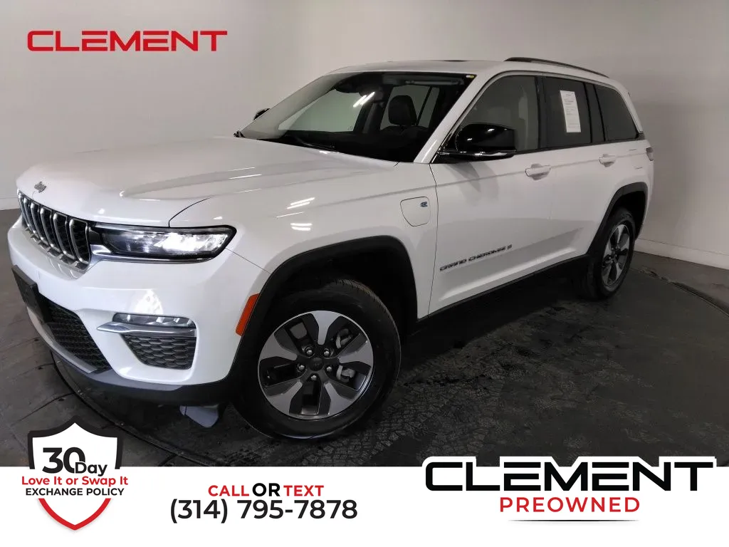 White 2022 Jeep Grand Cherokee 4xe for sale in St. Charles, MO