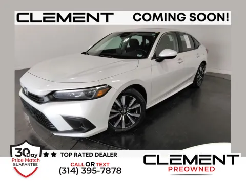 White 2023 Honda Civic EX for sale in St. Charles, MO