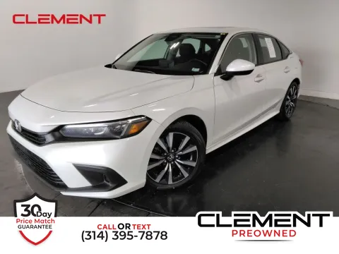 White 2023 Honda Civic EX for sale in St. Charles, MO