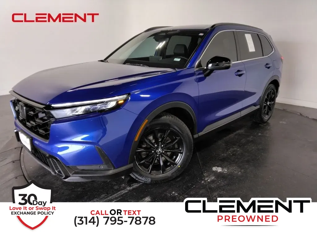 Blue 2024 Honda CR-V Hybrid Sport-L for sale in St. Charles, MO