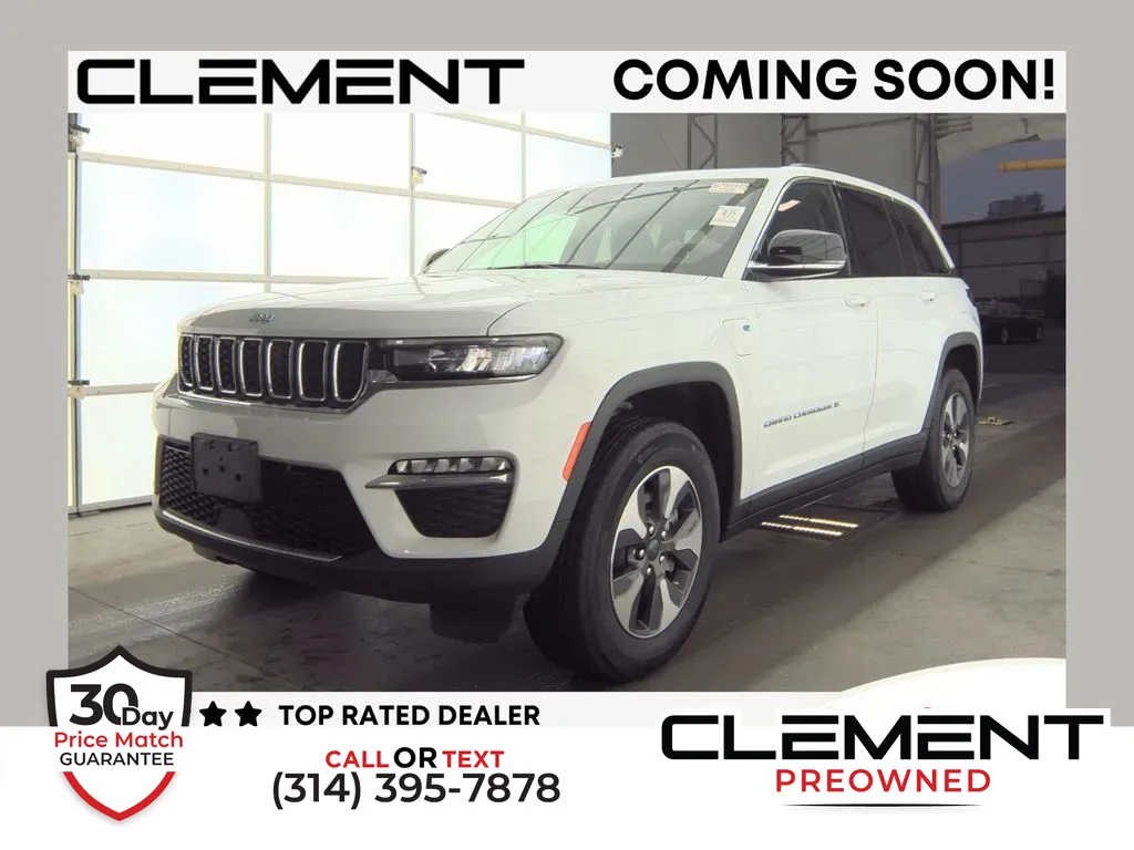 White 2022 Jeep Grand Cherokee 4xe for sale in St. Charles, MO